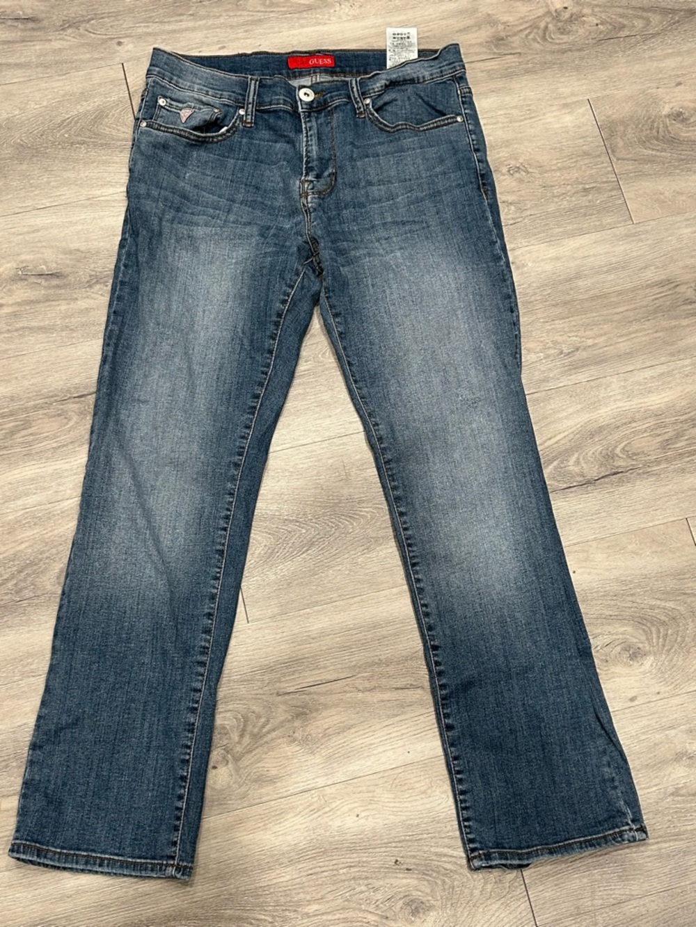 Guess Women's Boot Cut Jeans in Dark Blue Wash